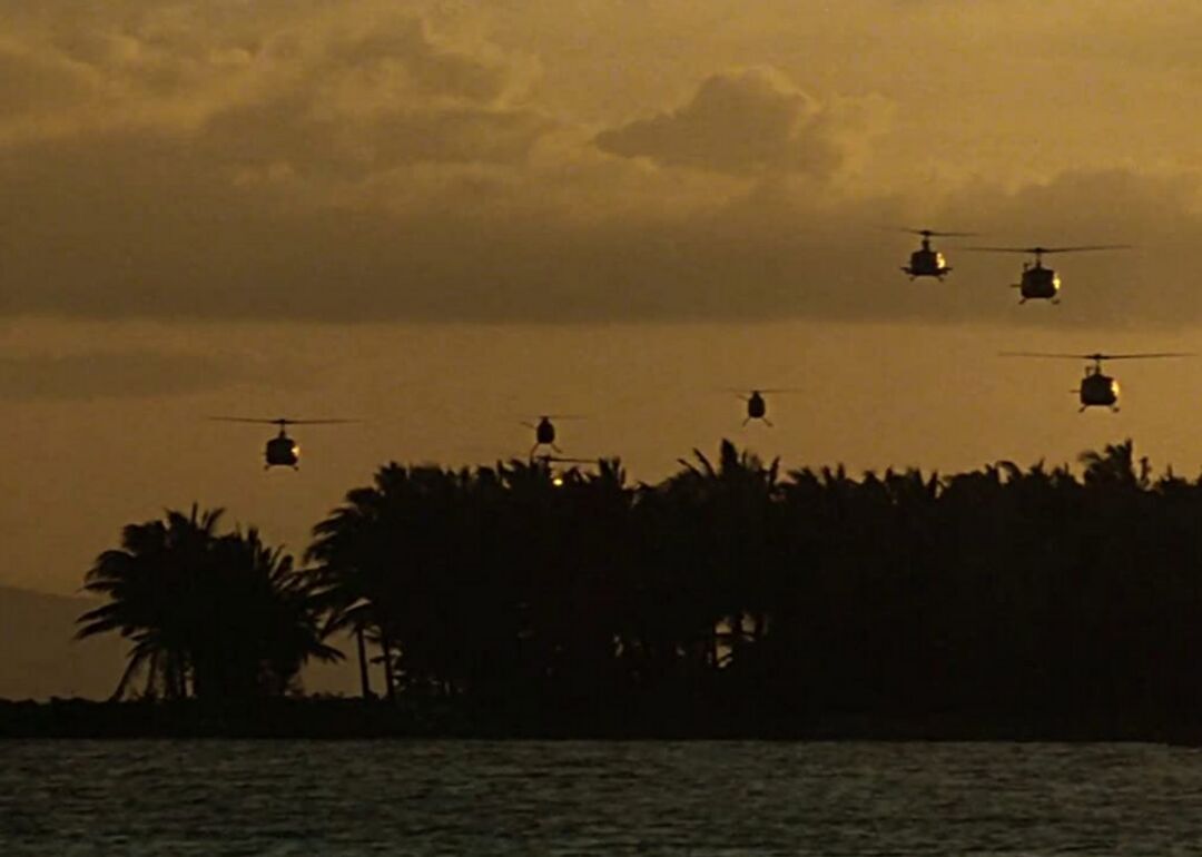 The smell of napalm in the morning